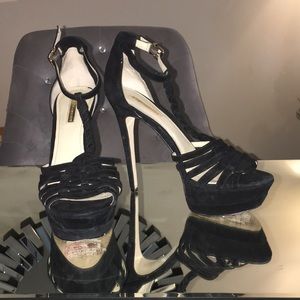 BCBG black sexy heels